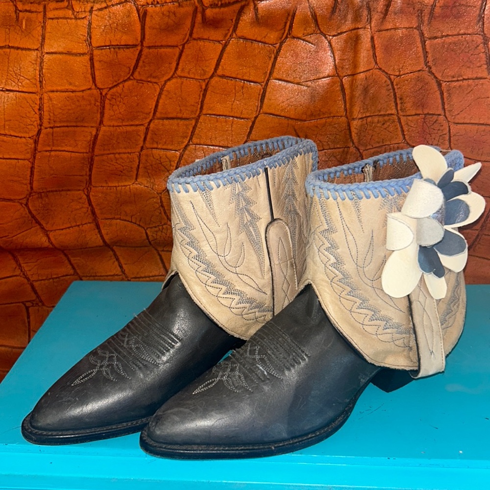 Handmade vintage western booties